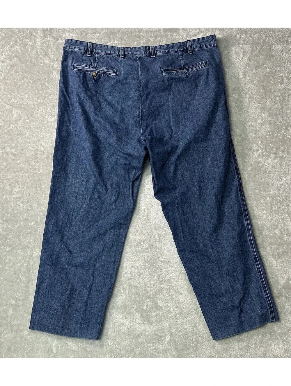 Orvis Mens Straight Leg Original Blue Jeans Pants Size 44  Blue Jean Bundle
